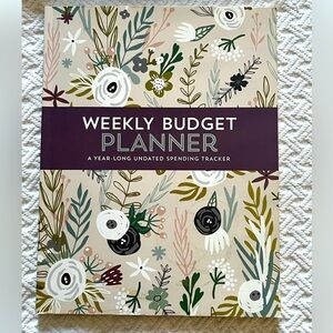 Floral Weekly Budget Planner